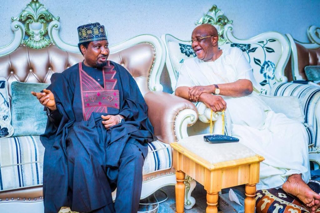 Senator Barau Jibrin Visits Former Senate Chief Whip Bello Hayatu Gwarzo in Kano Mutawakkilu Ibrahim Idris