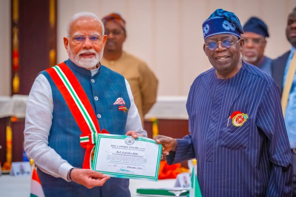 Tinubu Congratulates Modi on Becoming India’s Longest-Serving Elected Prime Minister Mutawakkilu Ibrahim Idris